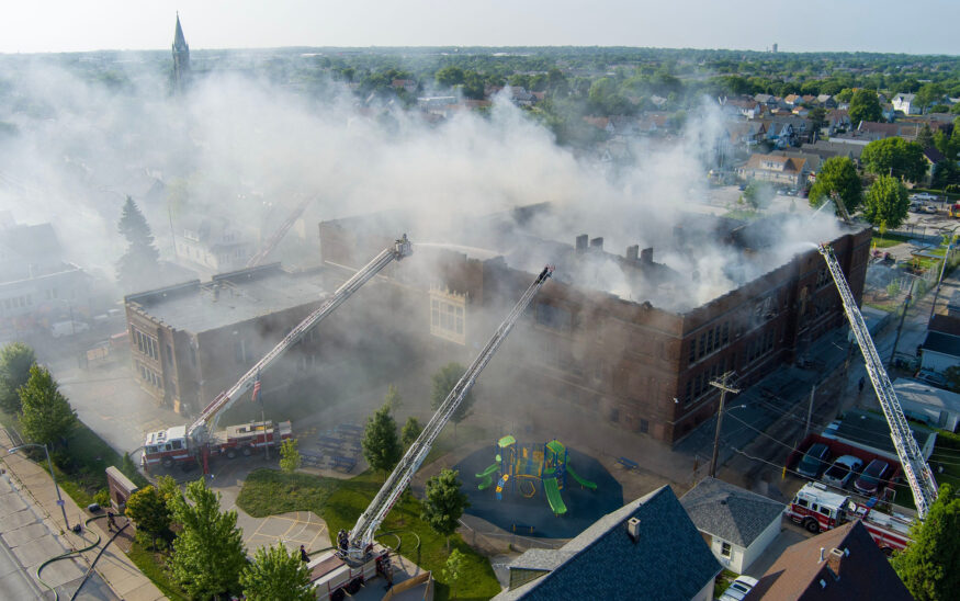 Milwaukee elementary school deemed total loss after inferno